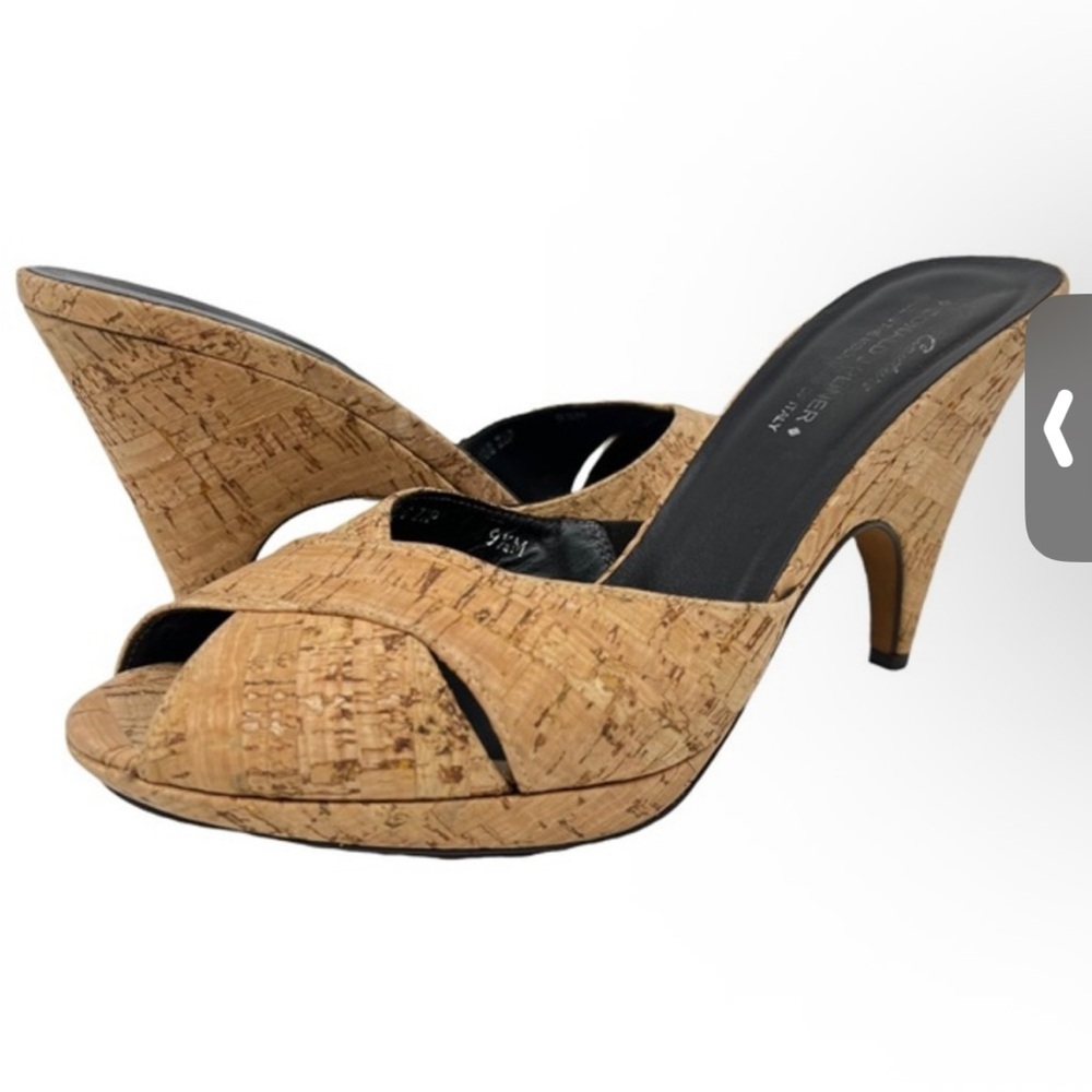 Donald J Pliner Couture Cork Heels, Size 8